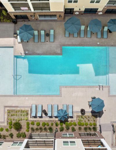 Aerial View Of Swimming Pool